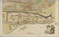  Plan of the town and fortifications of Montreal or Ville Marie in Canada T. Jefferys. 1758