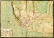Plan de la ville de Quebec  G.-J. Chaussegros de Léry. 1727