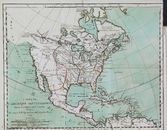 Carte de l'Amérique Septentrionale pour servir à l' Histoire de la Nouvelle France  J. N. Bellin. 1743